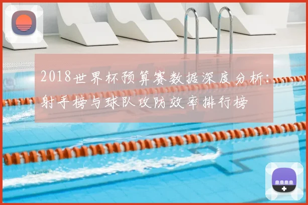 2018世界杯预算赛数据深度分析：射手榜与球队攻防效率排行榜